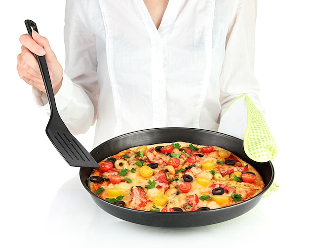 Osoba gotująca w domowej kuchni